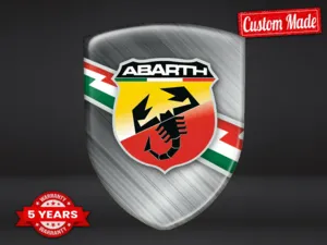 Fiat Abarth Large Car Decals Max Lasting Modern Pro Stylish